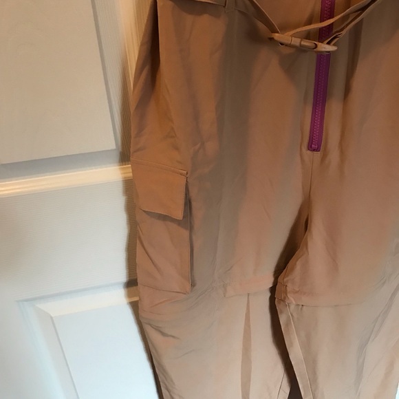 One piece jumpsuit with contrasting zippers - Picture 5 of 5